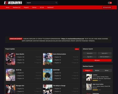 website thubmnail of Komikmanhwa
