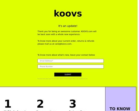 website thubmnail of Koovs