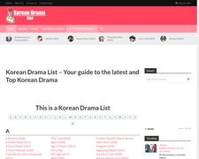 Thumbnail of Korean-drama-list.com