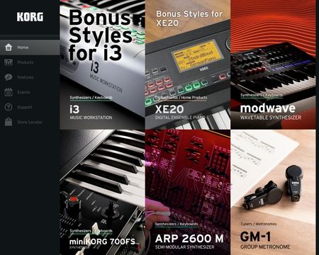 website thubmnail of Korg