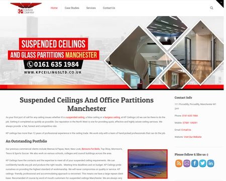 website thubmnail of Kpceilingsltd.co.uk