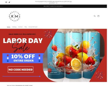 website thubmnail of Kreativemeasures