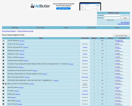 website thubmnail of Kroger Employee Forum