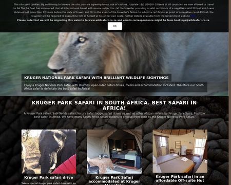 website thubmnail of Kruger Park Safari