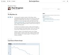 Thumbnail of Krugman Blogs NYTimes