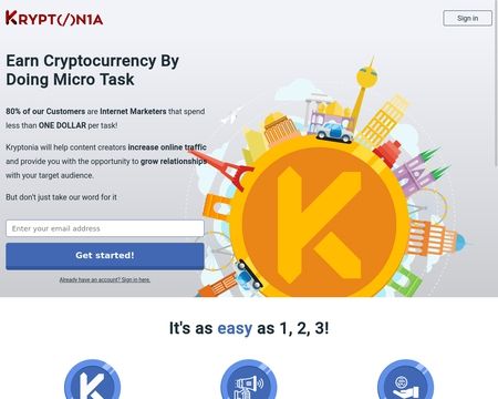 website thubmnail of Kryptonia