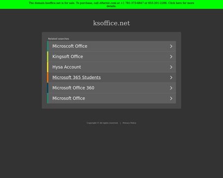 website thubmnail of Ksoffice.net