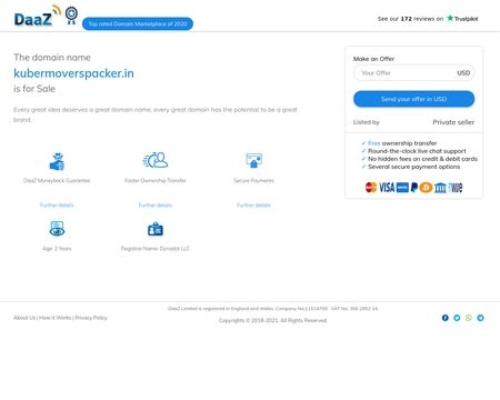 website thubmnail of Kuber Logistics