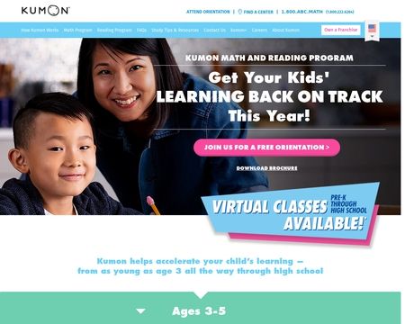 website thubmnail of Kumon
