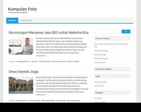 website thubmnail of Kumpulanfoto.net