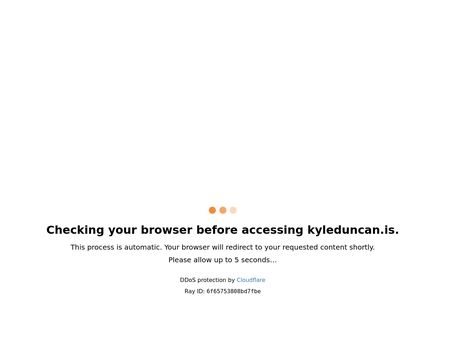 website thubmnail of Kyleduncan.is