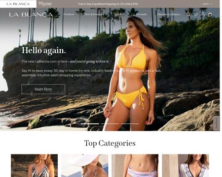 website thubmnail of LaBlancaSwimwear