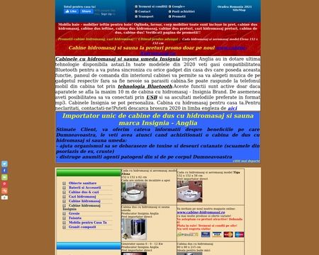 website thubmnail of Cabine Hidromasaj