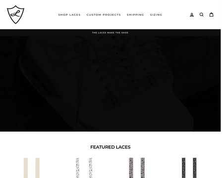 website thubmnail of Laced up laces