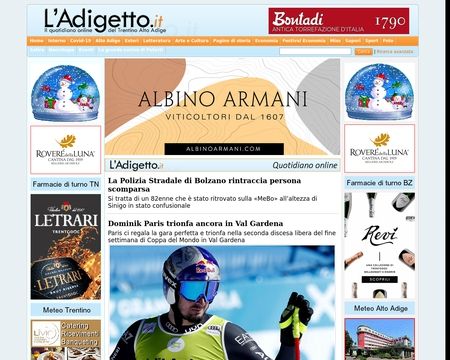 website thubmnail of Ladigetto.it