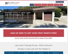 Thumbnail of Ladylakestorage.com