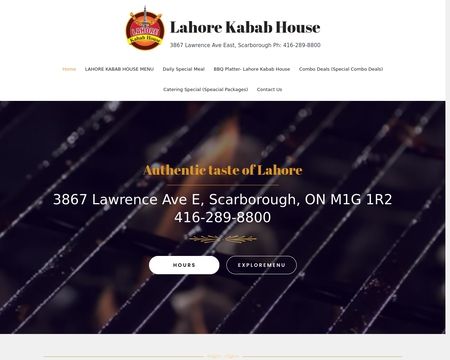 website thubmnail of Lahore Kabab House