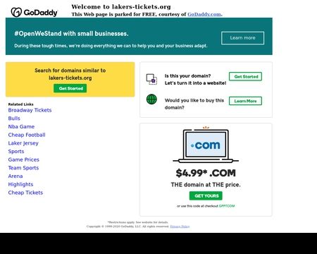 website thubmnail of Lakers Tickets