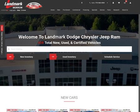 website thubmnail of Landmark Dodge