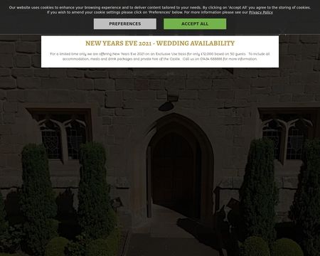 website thubmnail of Langley Castle