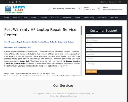 website thubmnail of Lappylab.co.in