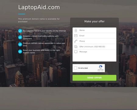 website thubmnail of LaptopAid