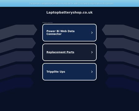 website thubmnail of Laptopbatteryshop.co.uk
