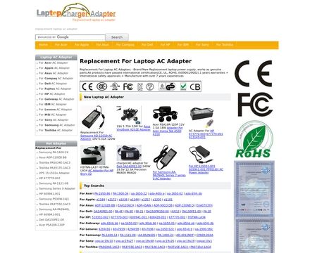 website thubmnail of Laptop Charger Adapter