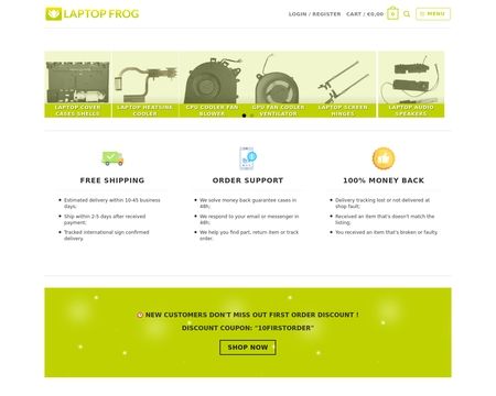 website thubmnail of Laptop Frog