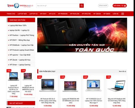 website thubmnail of Laptophp.vn