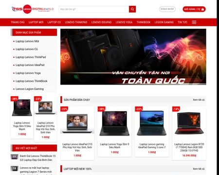 website thubmnail of Laptoplenovo.vn