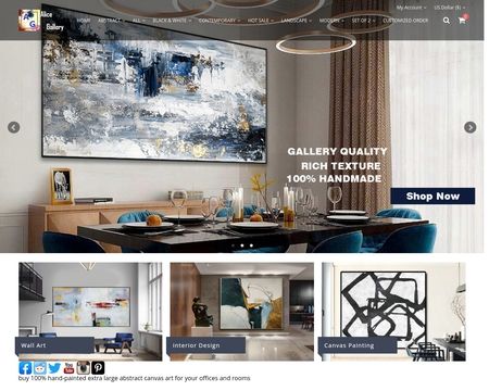 website thubmnail of Large Wall Art