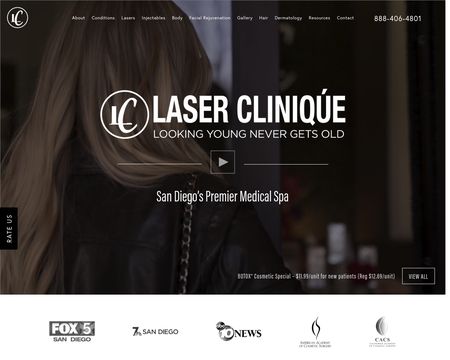 website thubmnail of LaserClinique