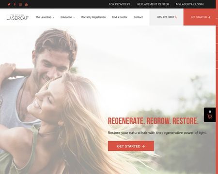 website thubmnail of LaserCap