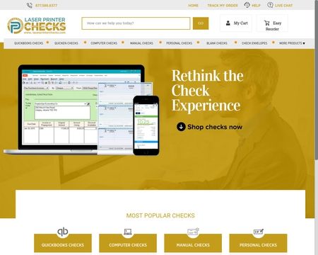website thubmnail of Laser Printer Checks