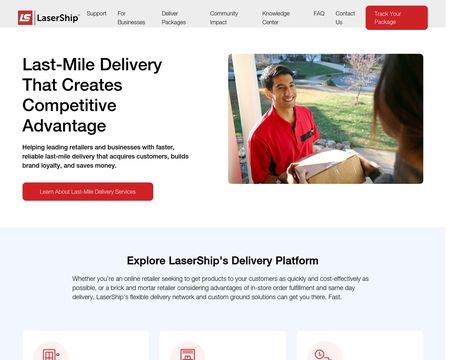 website thubmnail of LaserShip