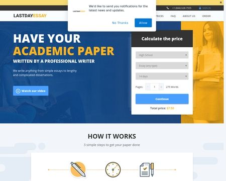 website thubmnail of LastDayEssay