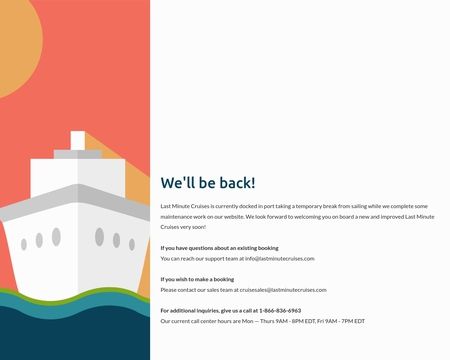 website thubmnail of Last Minute Cruises