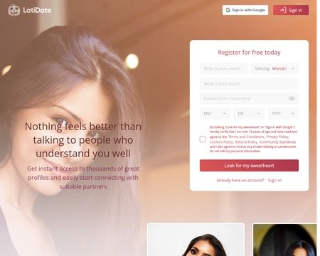 website thubmnail of Latidate