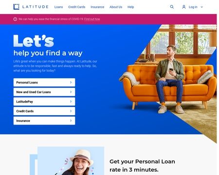 website thubmnail of Latitude Financial