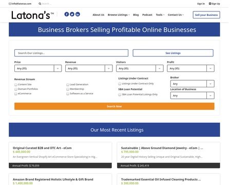 website thubmnail of Latona's