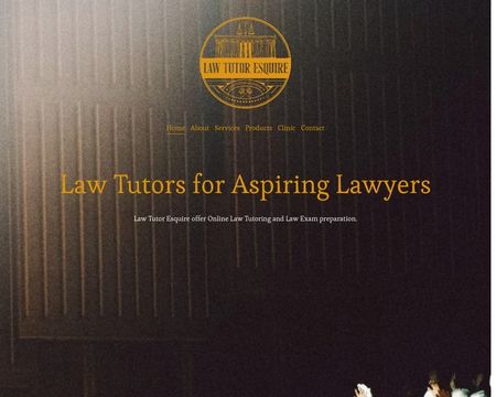website thubmnail of Lawtutoresq.co.uk