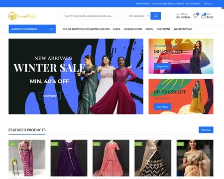website thubmnail of Laxmistyle