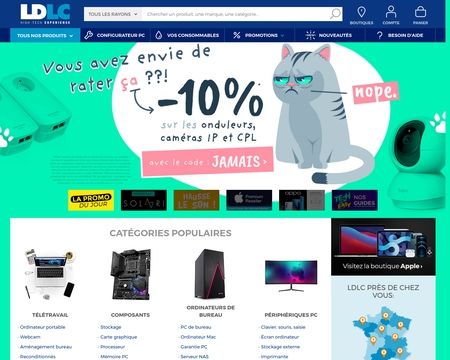 website thubmnail of LDLC.com