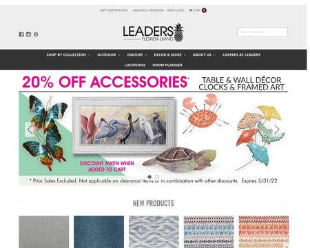 website thubmnail of Leader's Casual Furniture