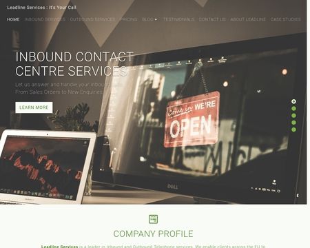 website thubmnail of Leadline.co.uk