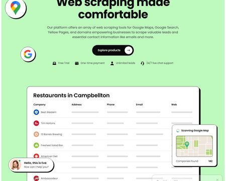 website thubmnail of Leads-sniper