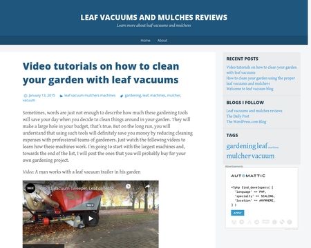 website thubmnail of Leafmulchers.wordpress