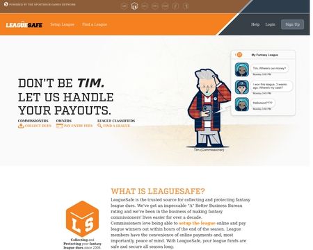 website thubmnail of LeagueSafe