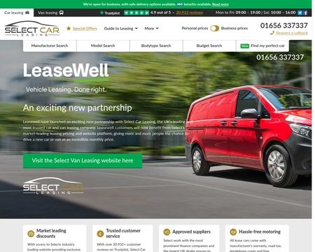 website thubmnail of LeaseWell.co.uk